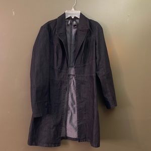 Bisou Bisou long jean jacket